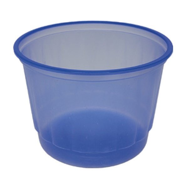 Pote Plástico para Alimento (Gomado) Azul 300ml (Cód 046)