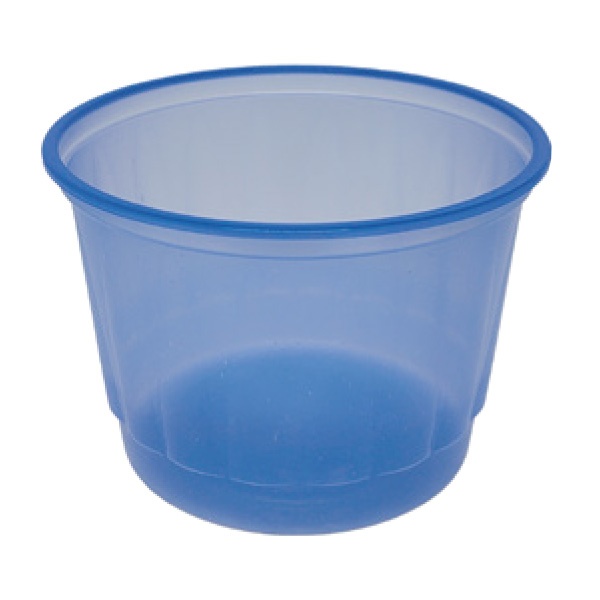 Pote Plástico para Alimento (Gomado) Azul 200ml (Cód 032)