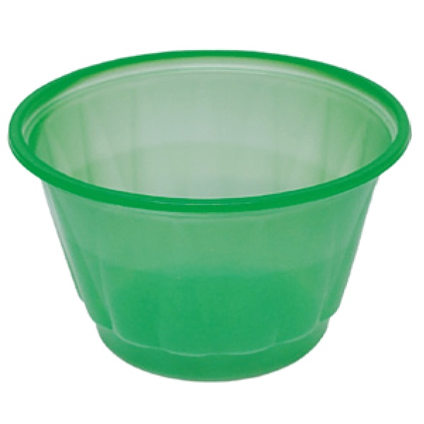 Pote Plástico para Alimento (Gomado) Verde 100ml (Cód 083)