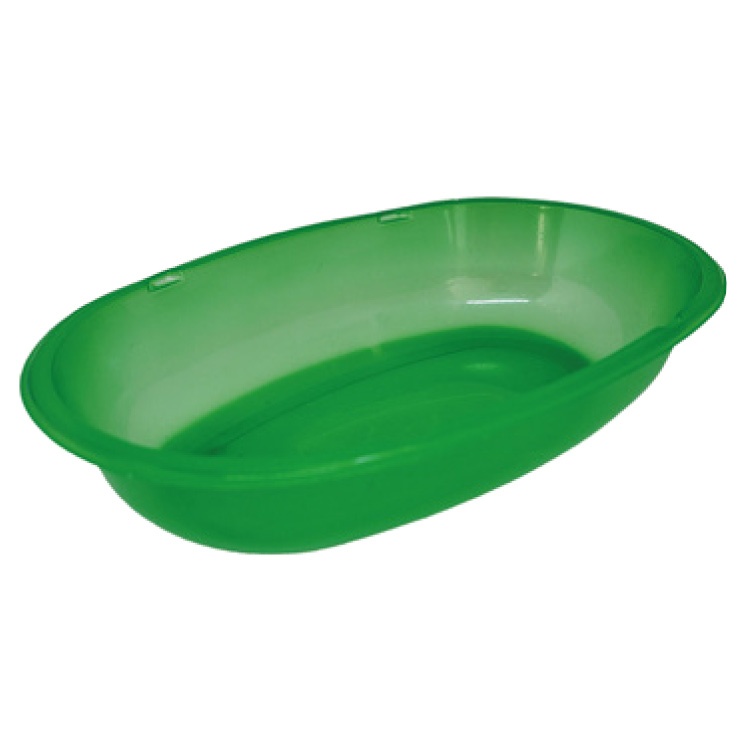 Bandeja Plástica Oval Verde (Cód 059)