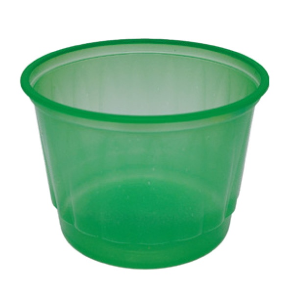 Pote Plástico para Alimento (Gomado) Verde 200ml (Cód 033)