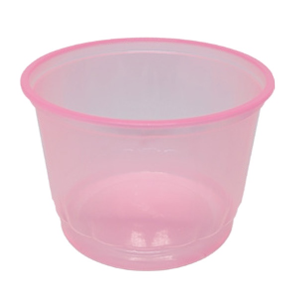 Pote Plástico para Alimento (Gomado) Rosa 200ml