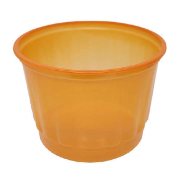 Pote Plástico para Alimento (Gomado) Laranja 250ml