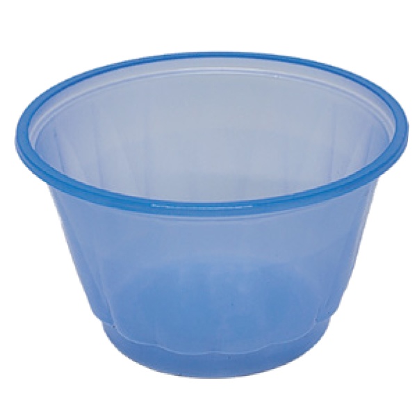 Pote Plástico para Alimento (Gomado) Azul 100ml