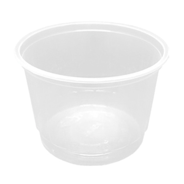 Pote Plástico para Alimento (Gomado) Transparente 250ml