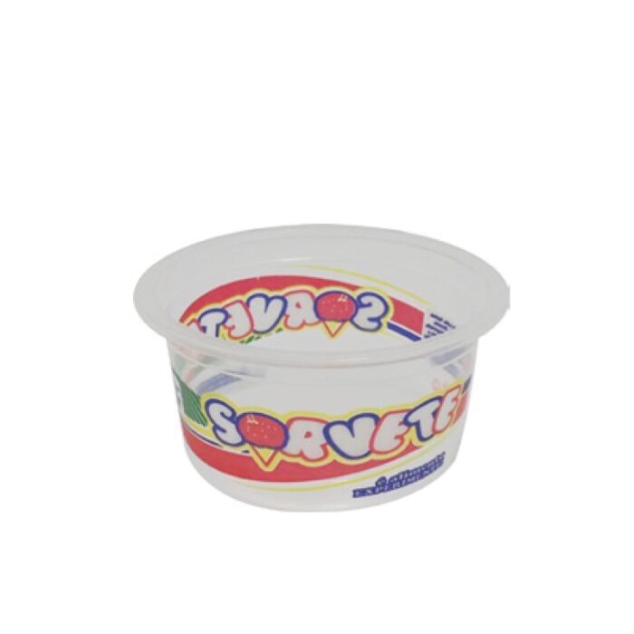 Pote Redondo Impresso Genérico Sorvete 200ml