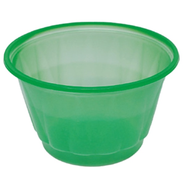Pote Plástico para Alimento (Gomado) Verde 100ml