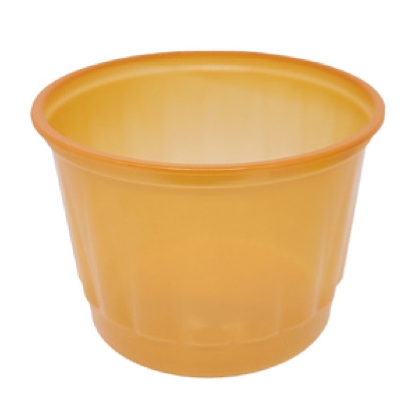 Pote Plástico para Alimento (Gomado) Laranja 200ml