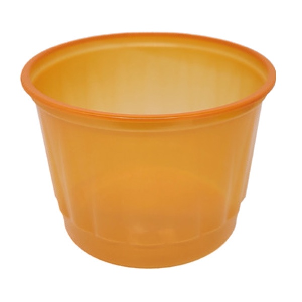 Pote Plástico para Alimento (Gomado) Laranja 300ml