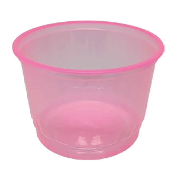 Pote Plástico para Alimento (Gomado) Rosa 250ml
