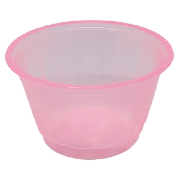 Pote Plástico para Alimento (Gomado) Rosa 100ml
